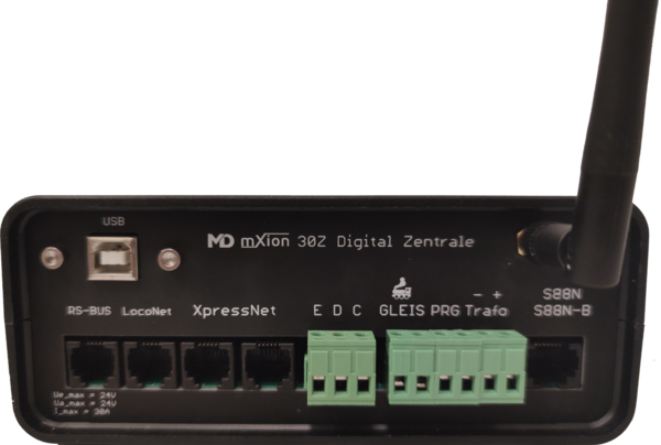 30Z (30A Digital-Zentrale, XpressNet, LocoNet, S88, RSBUS, 14-128 Fahrstufen, F0-F68, 10239 Loks)