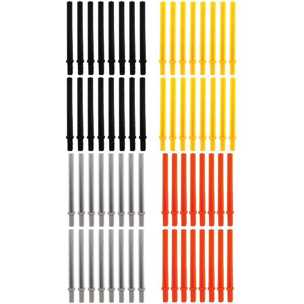 Rungen 72,5 mm in schwarz gelb grau orange 16 Stück für LGB Spur G